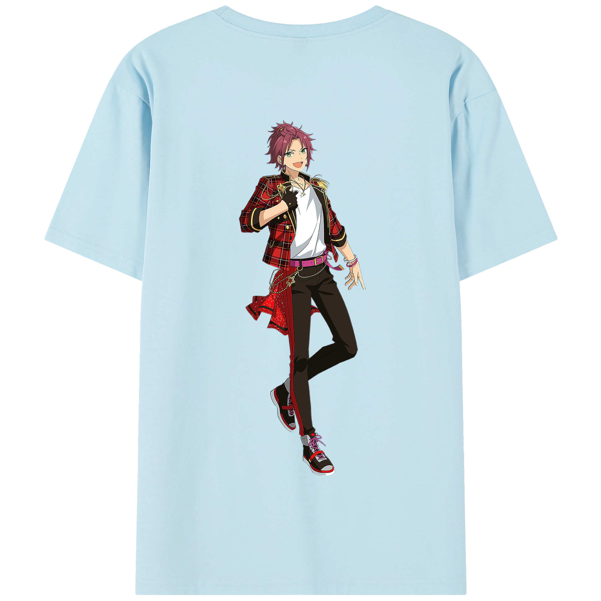 （画像用） あんさんぶるスターズ! Ensemble Stars 綿100％半袖Tシャツ（背面プリント）